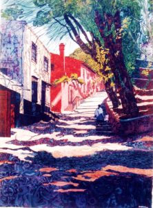 quiet-street-iln-san-miguel-de-allende-painted-by-abner-sundell